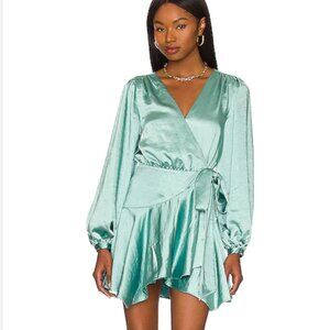 Lovers and Friends wrap dress Mermaid Green size S